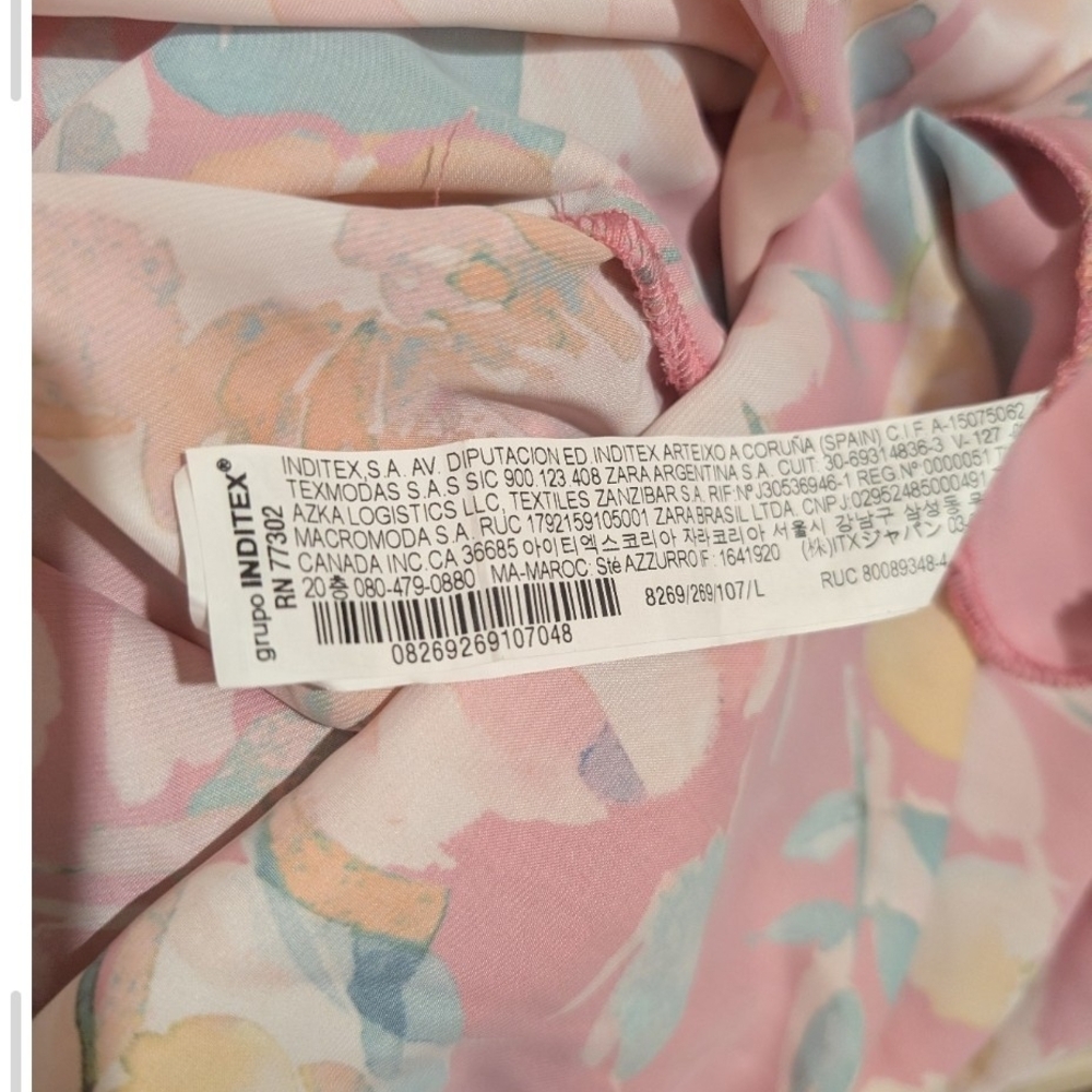 Pre -owned Floral Pink Women's Robe - Picture 8 of 9